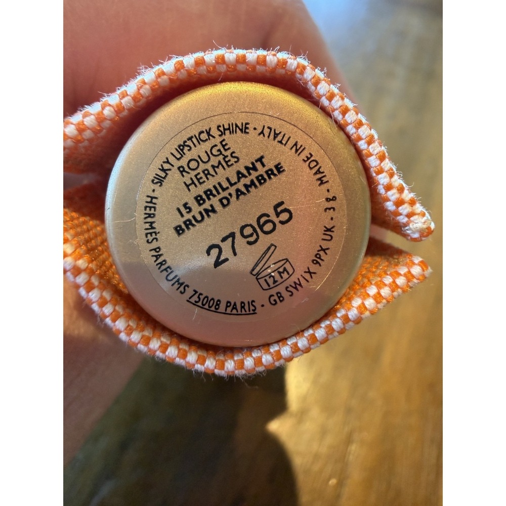 Hermes Rouge Hermès, Silky Lipstick Shine 15 BRUN DAMBRE Retail $86+ - Picture 7 of 7